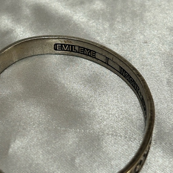 Alex and Ani Evil Eye Cuff Bracelet in Rafaelian Silver finish - Picture 6 of 6